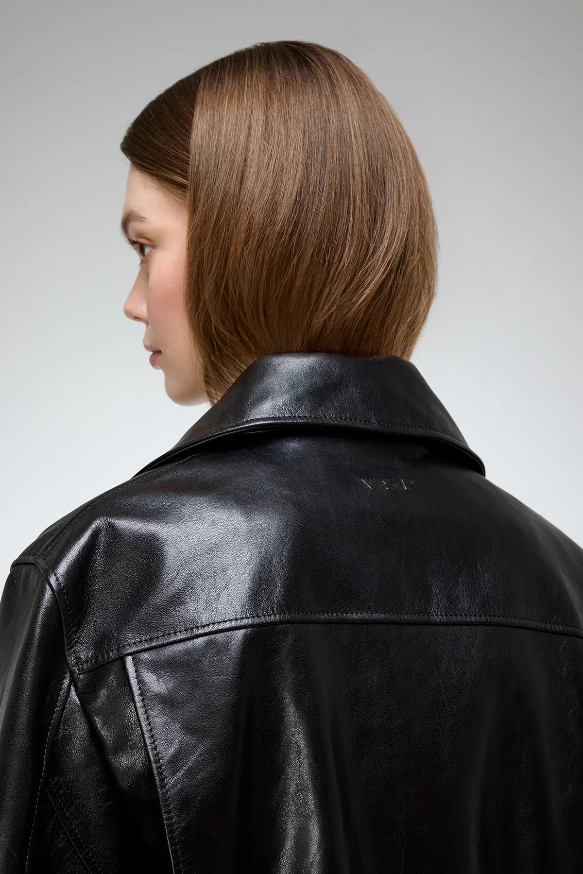 Ada - Black Leather Jacket - Image 4