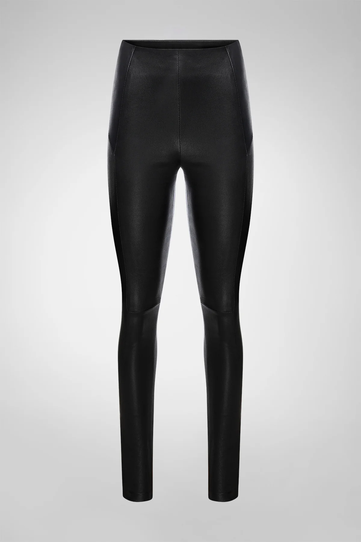 Antonia - Black Leather Pant - Image 4