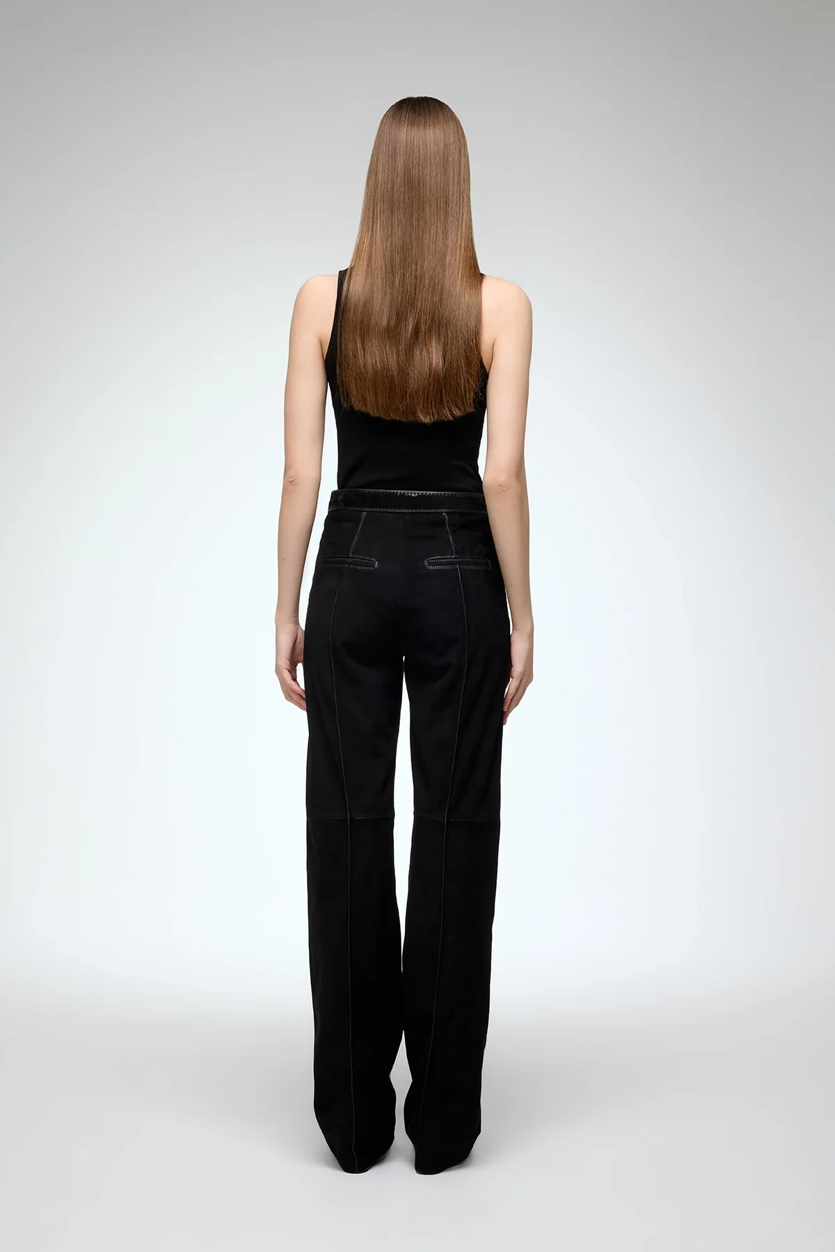 Asya - Black Leather Pants - Image 5