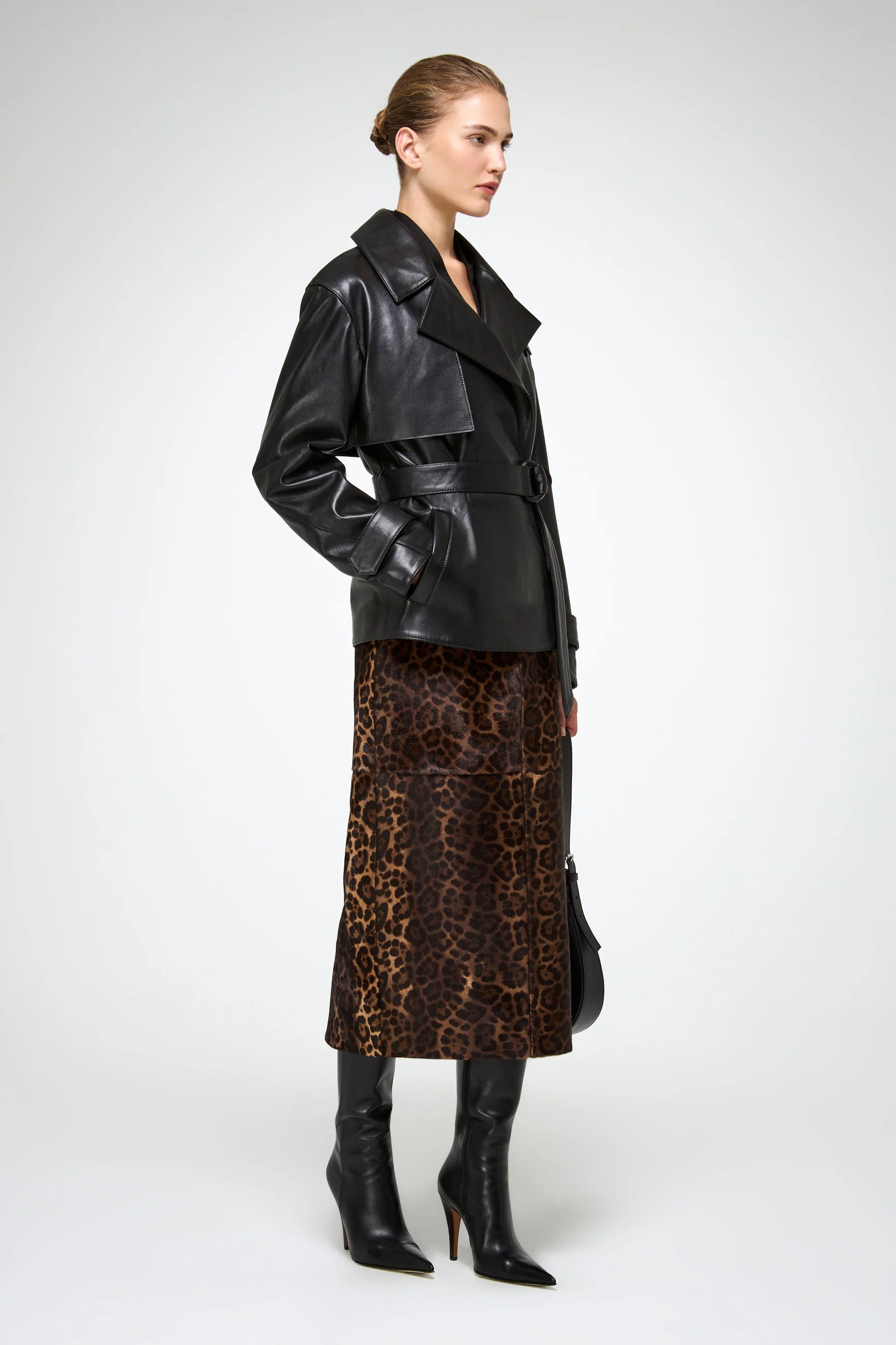 Elda - Black Leather Jacket - Image 5