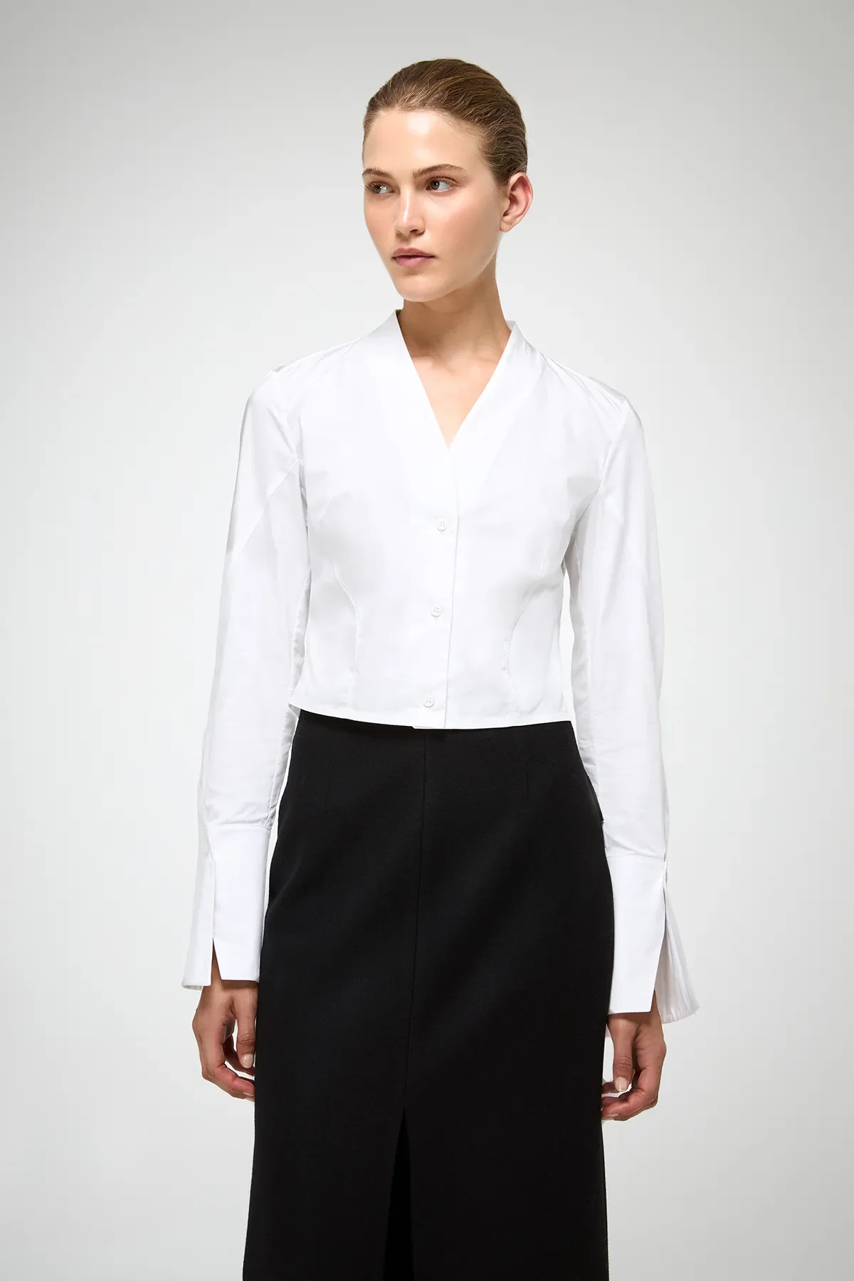 Candis - White Cotton Shirt - Image 3