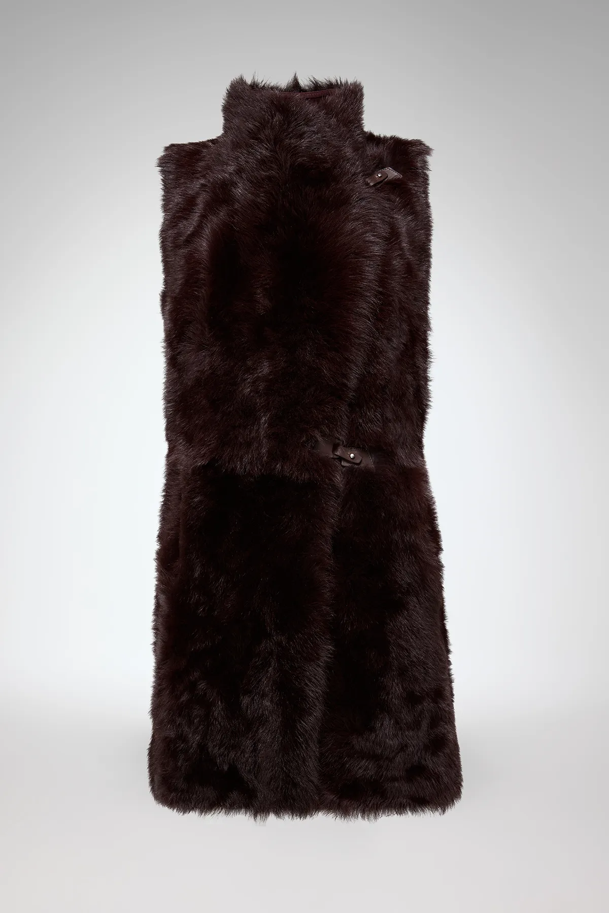 Siena - Cherry Shearling Vest - Image 5