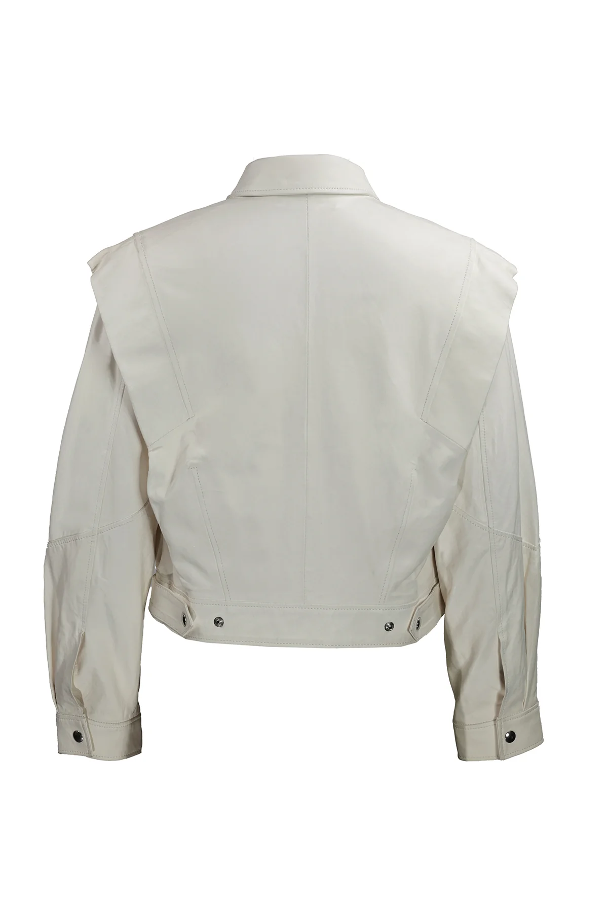 White Leather Jacket - Image 2