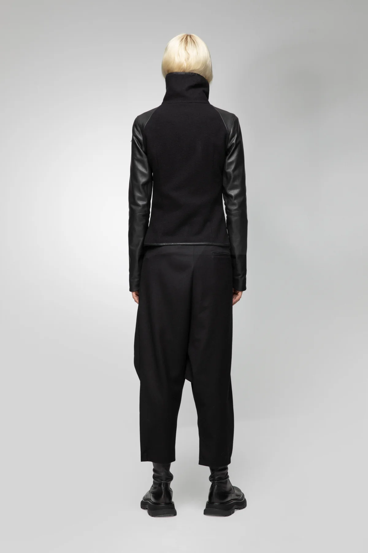 Daphne - Black Wool Jacket - Image 4