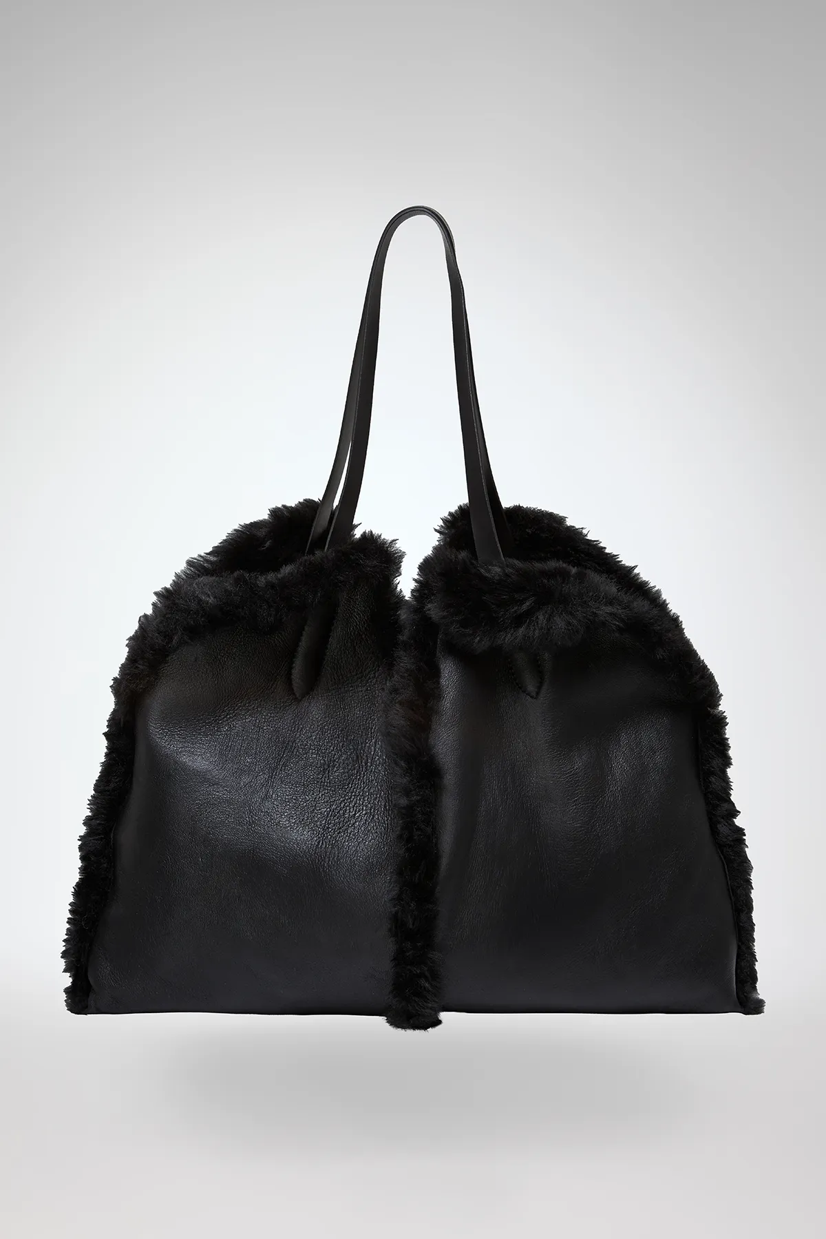 Delphine - Black Leather Bag - Image 4