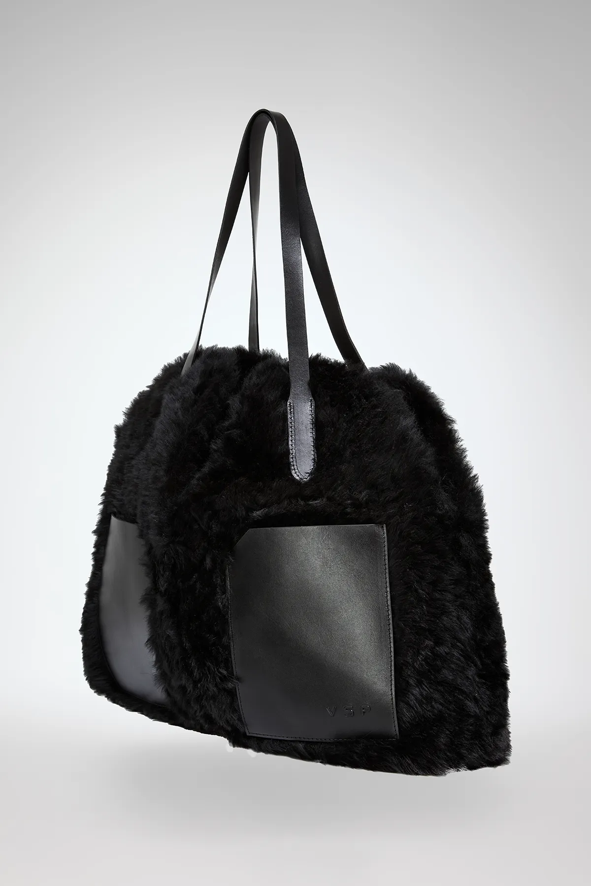 Delphine - Black Leather Bag - Image 6