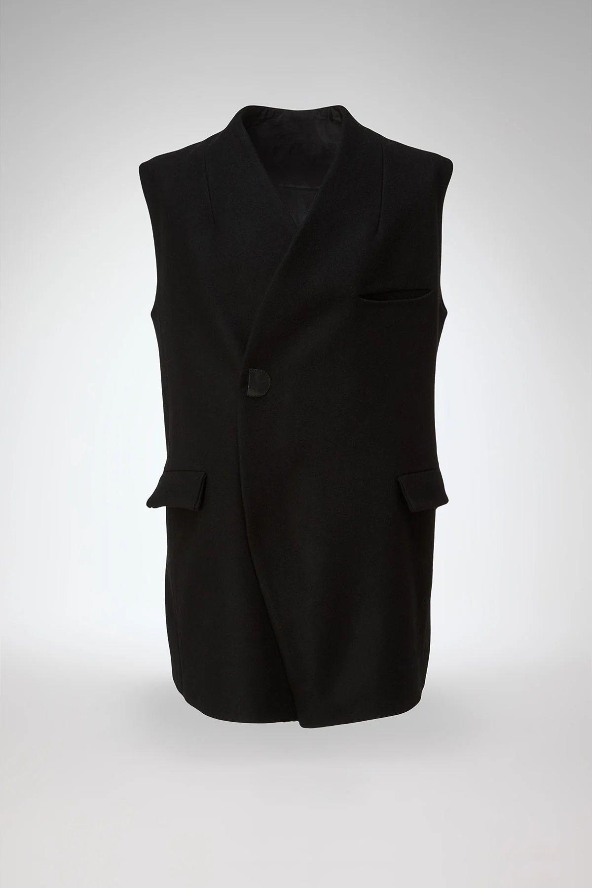 Giulio - Black Wool Vest - Image 6