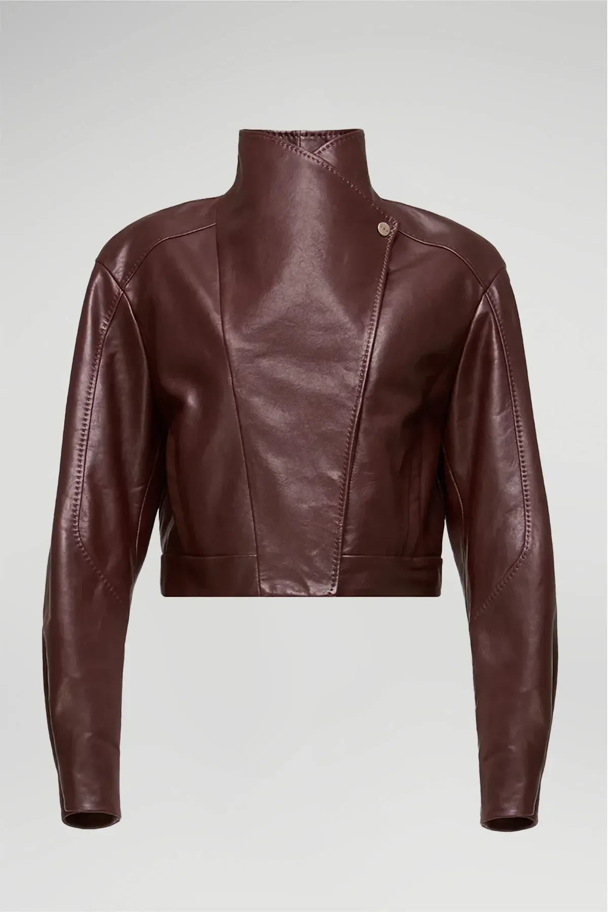 Isla - Cherry Leather Jacket - Image 5