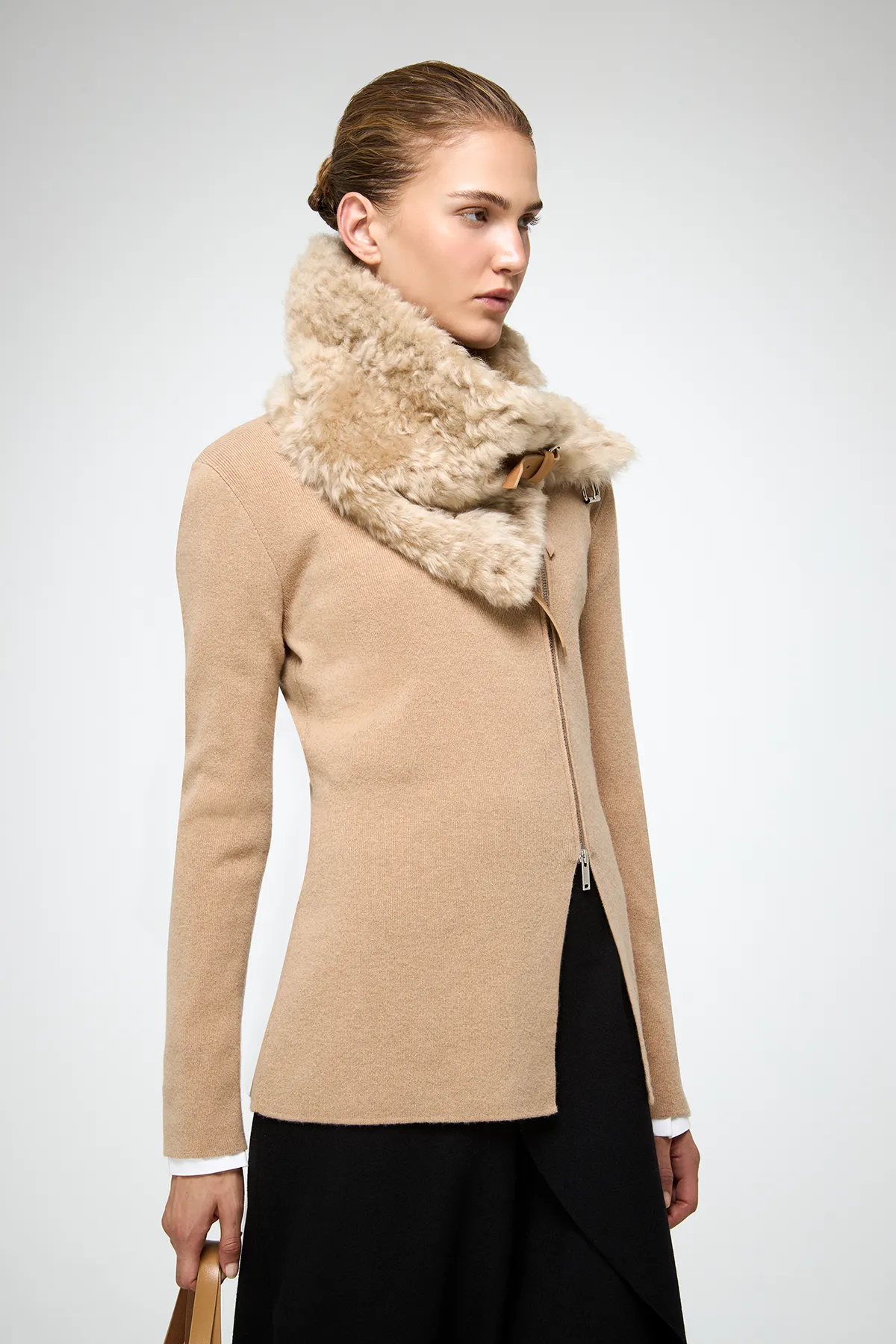 Jacotte - Brown Leather Neckwarmer - Image 3