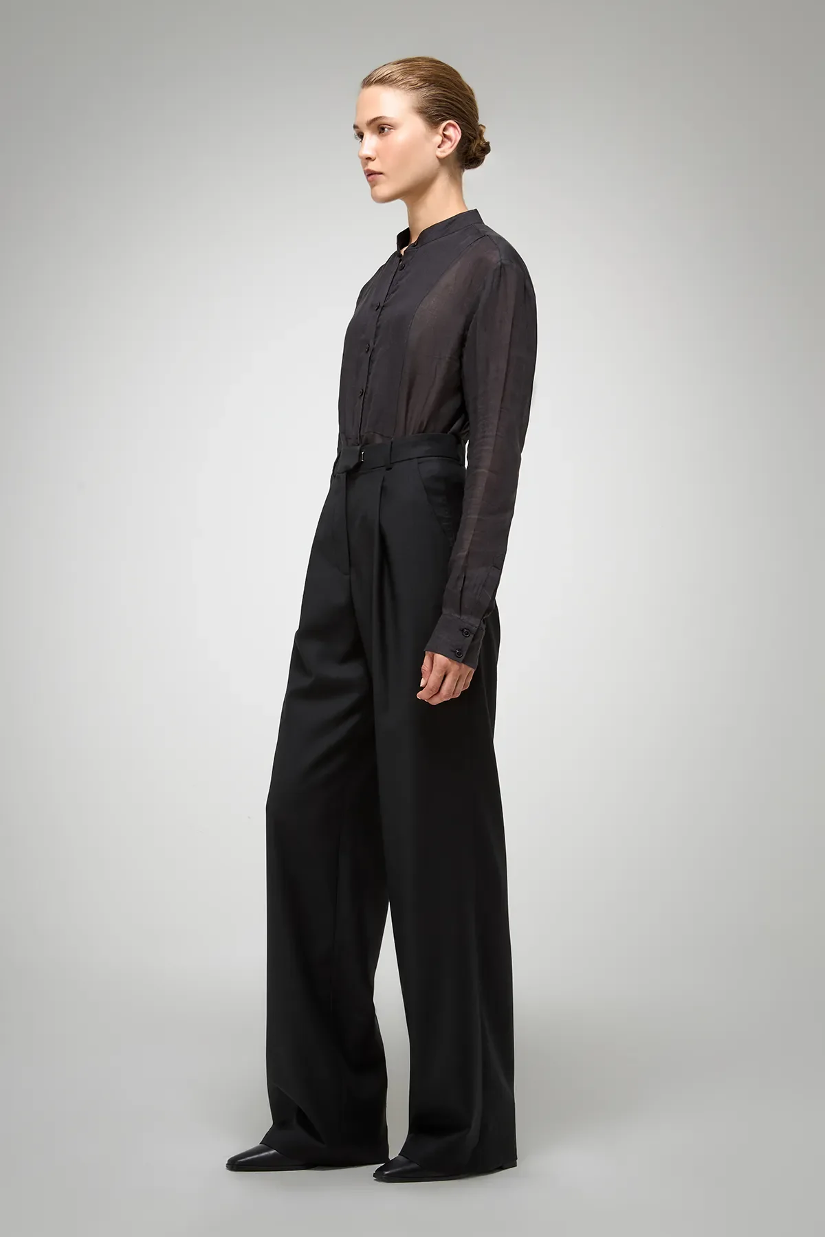 Jody - Black Wool Pants - Image 3