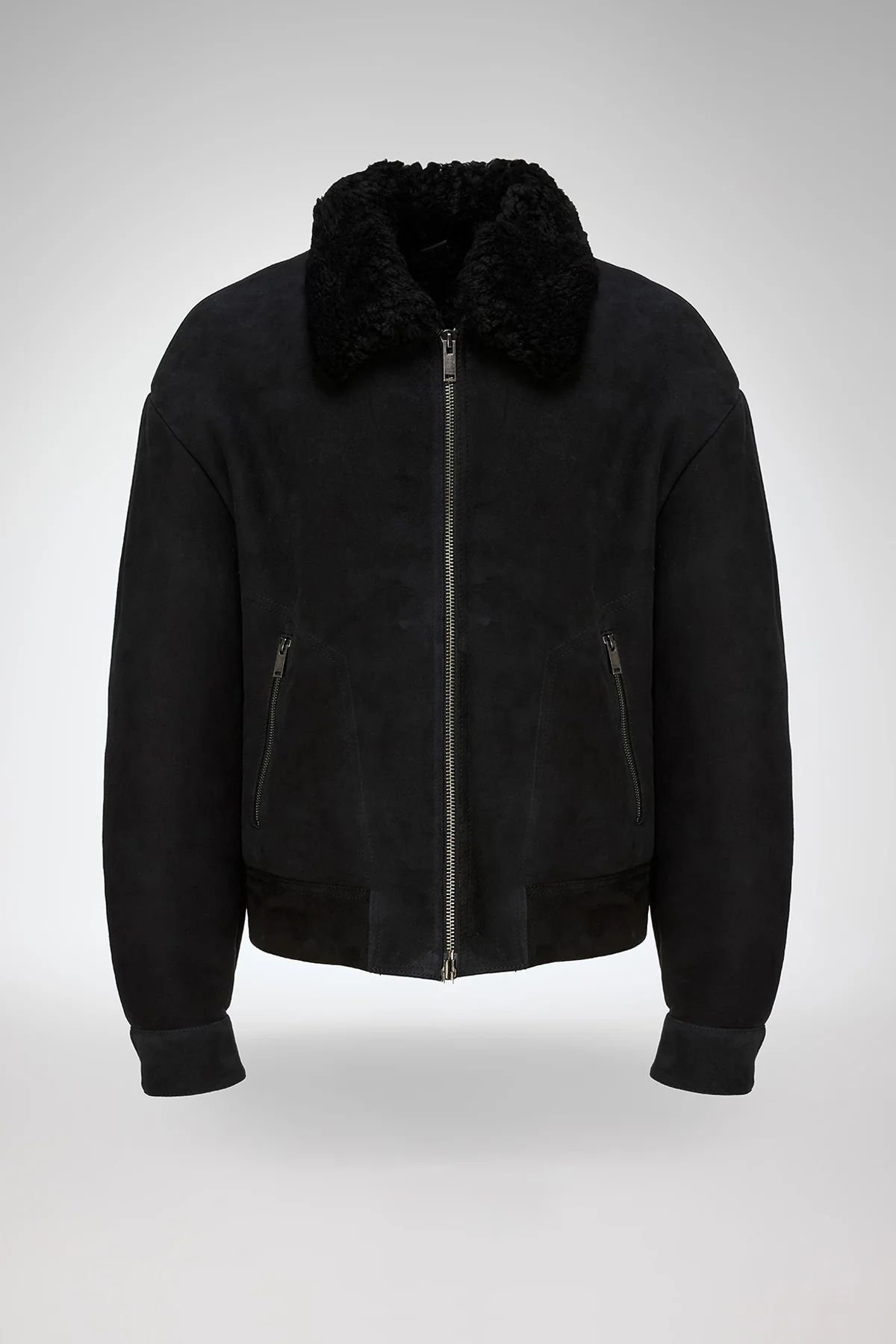 John - Black Shearling Jacket - Image 6
