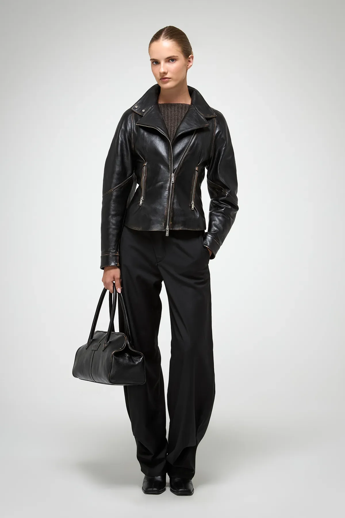 Julitte - Black Leather Jacket