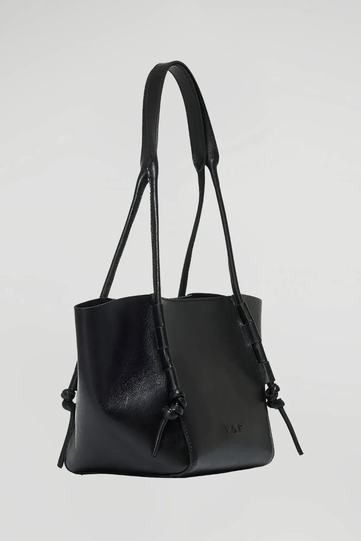 Katya - Black Leather Bag - Image 3