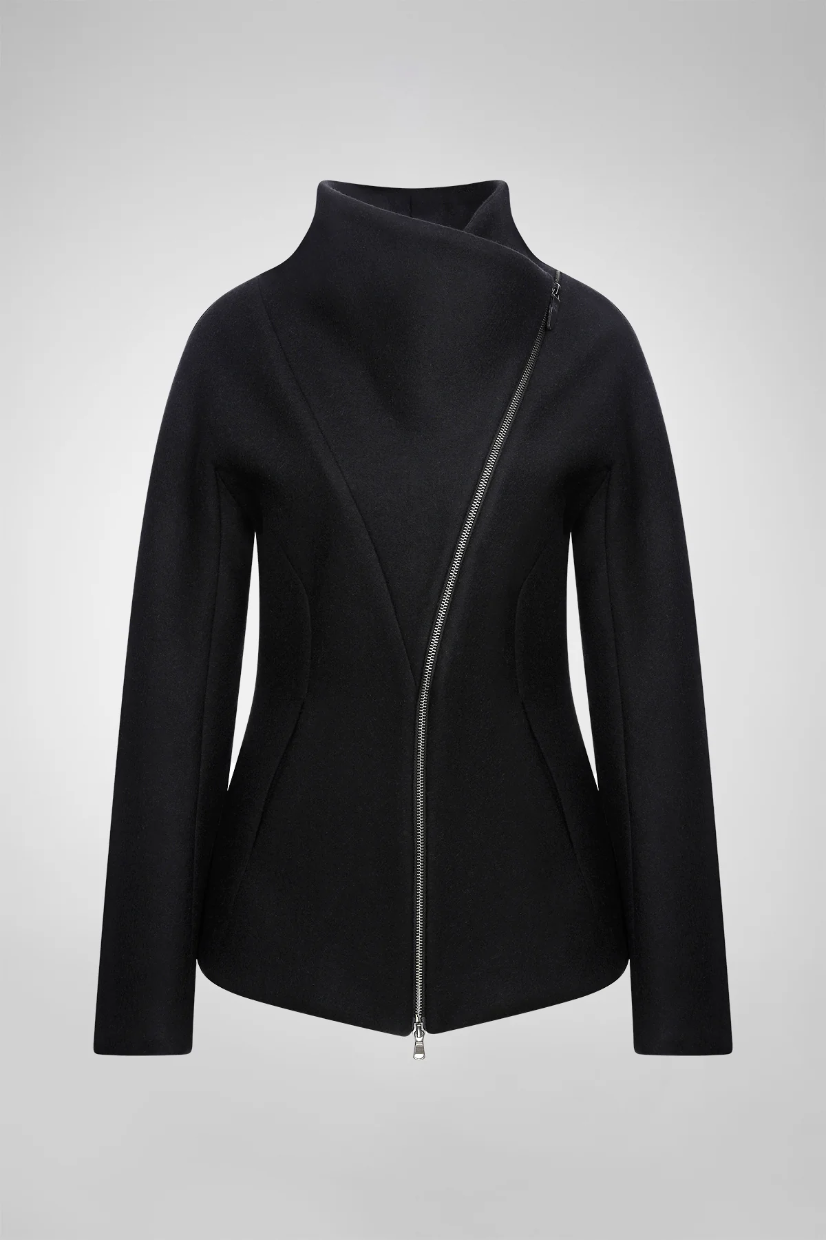Leticia - Black Wool Jacket - Image 5