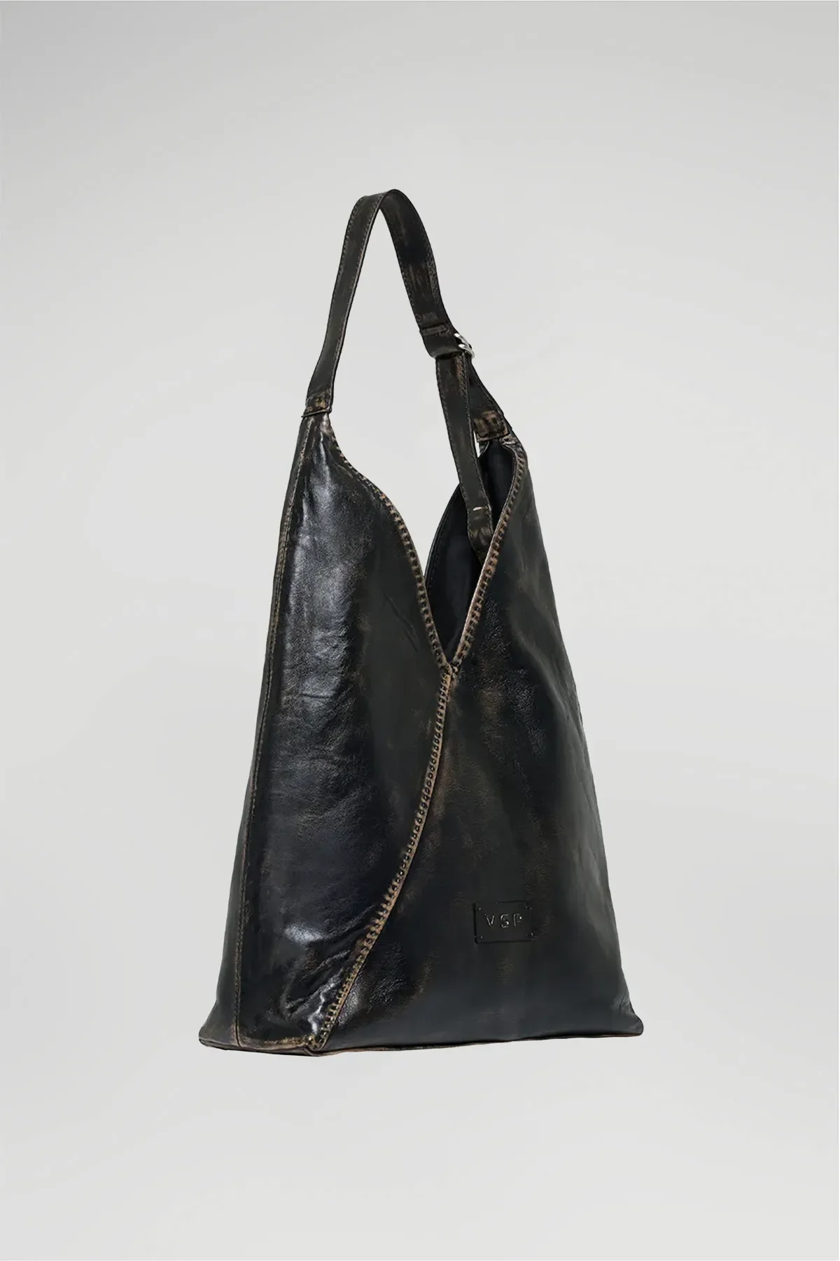 Lidya - Black Leather Bag - Image 4
