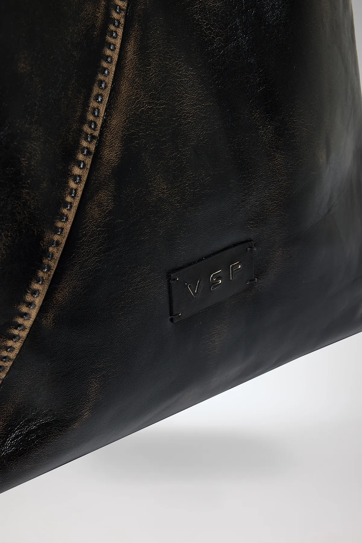 Lidya - Black Leather Bag - Image 6
