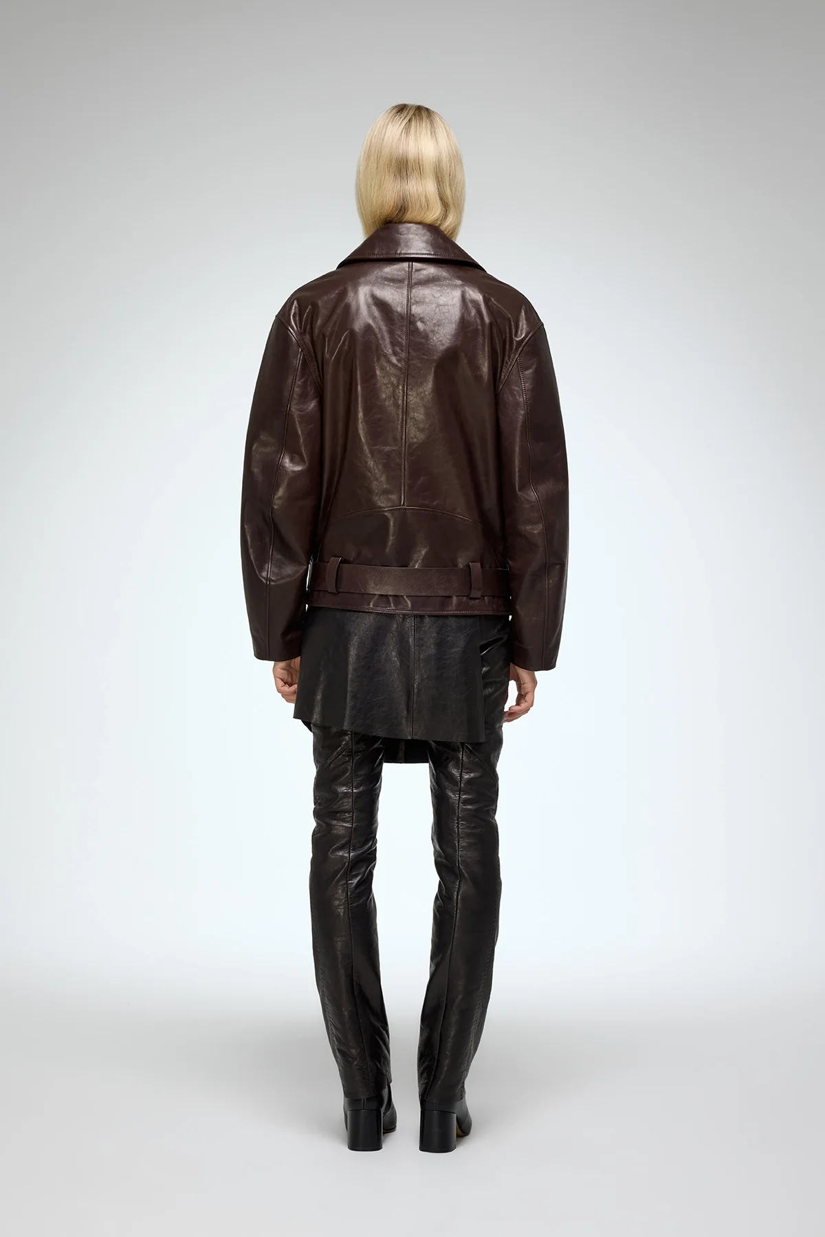 Marielle - Brown Leather Jacket - Image 6