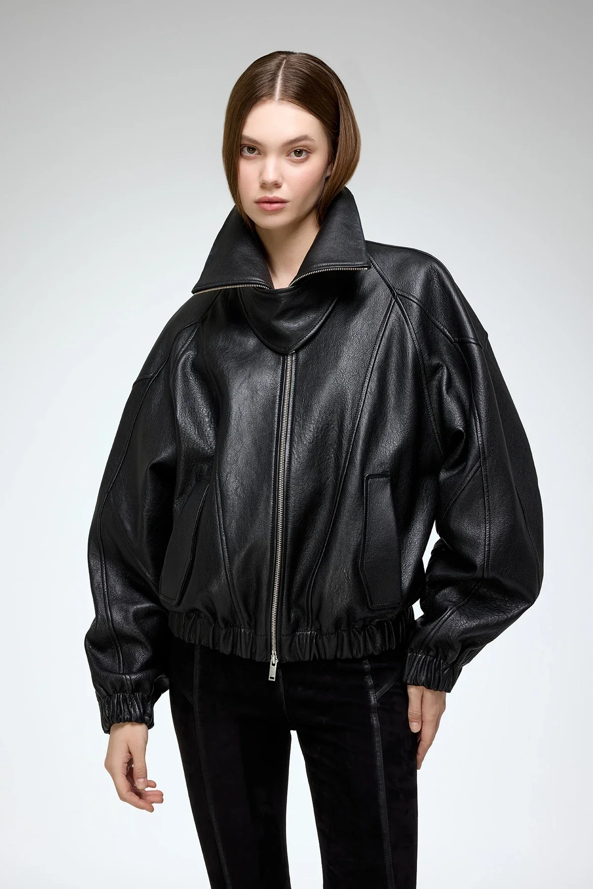 May - Black Leather Jacket - Image 4