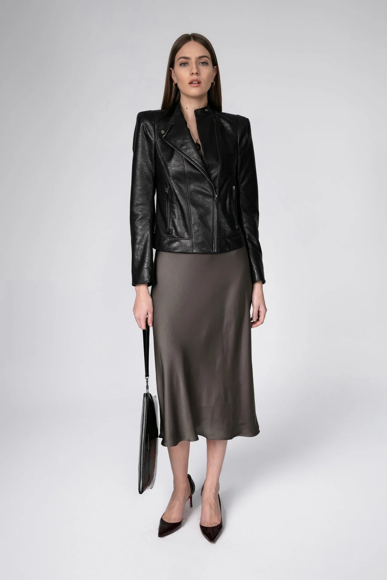Maze - Black Leather Jacket - Image 3