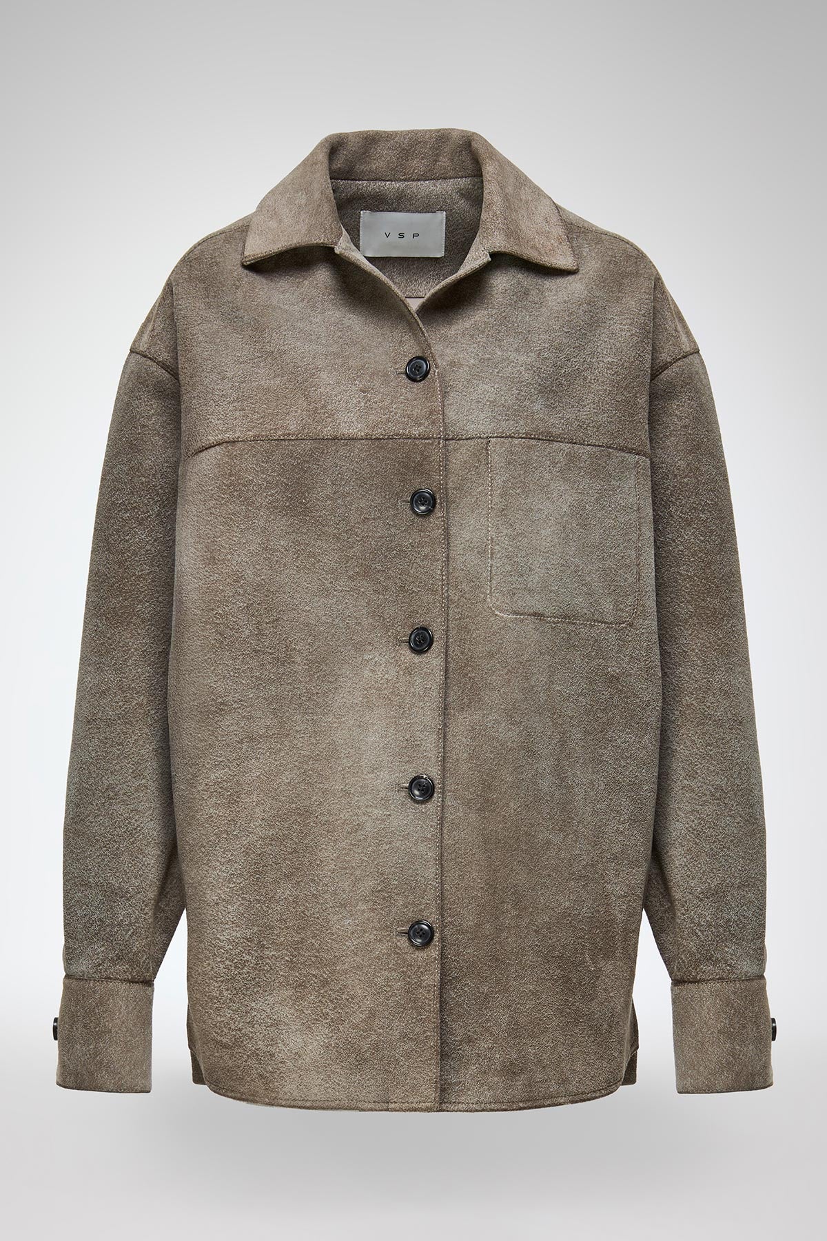 Nora - Grey Leather Jacket - Image 5
