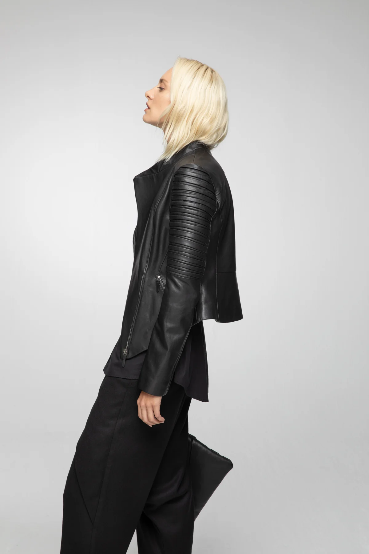 Roch - Black Leather Jacket - Image 3
