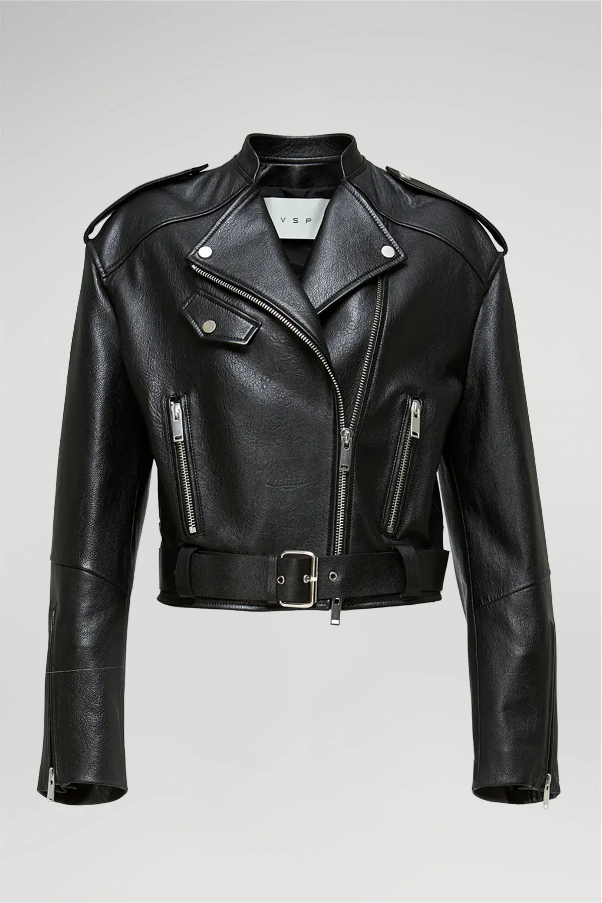 Ruby - Black Leather Jacket - Image 5