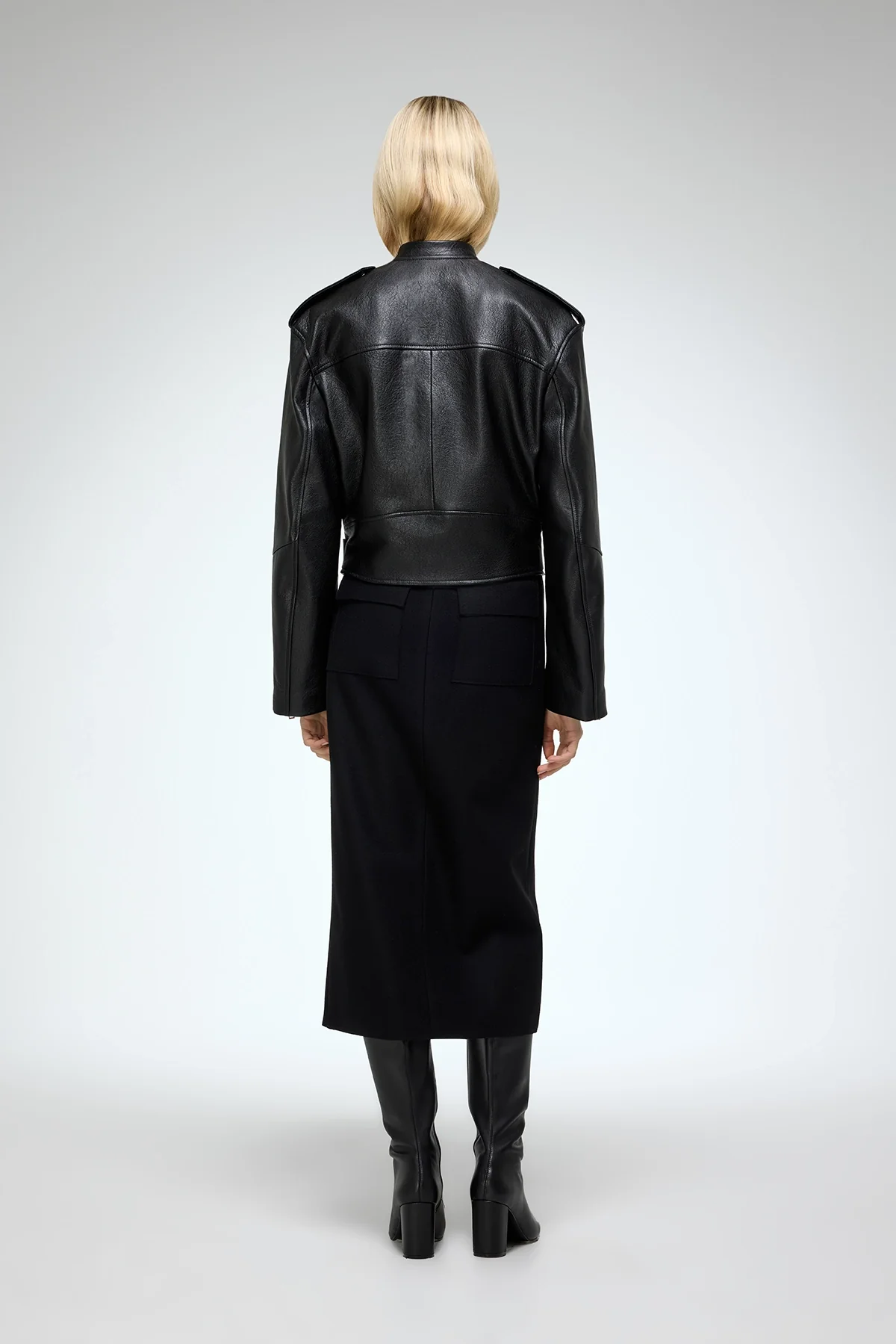 Ruby - Black Leather Jacket - Image 6