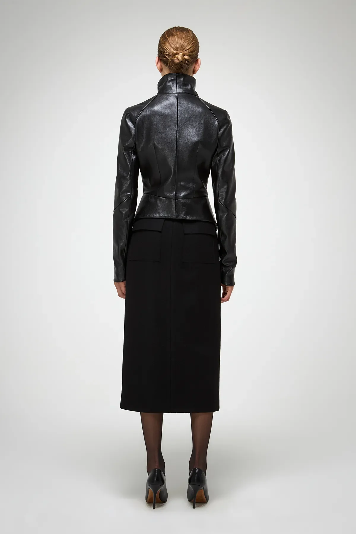 Sigrid - Black Leather Jacket - Image 6