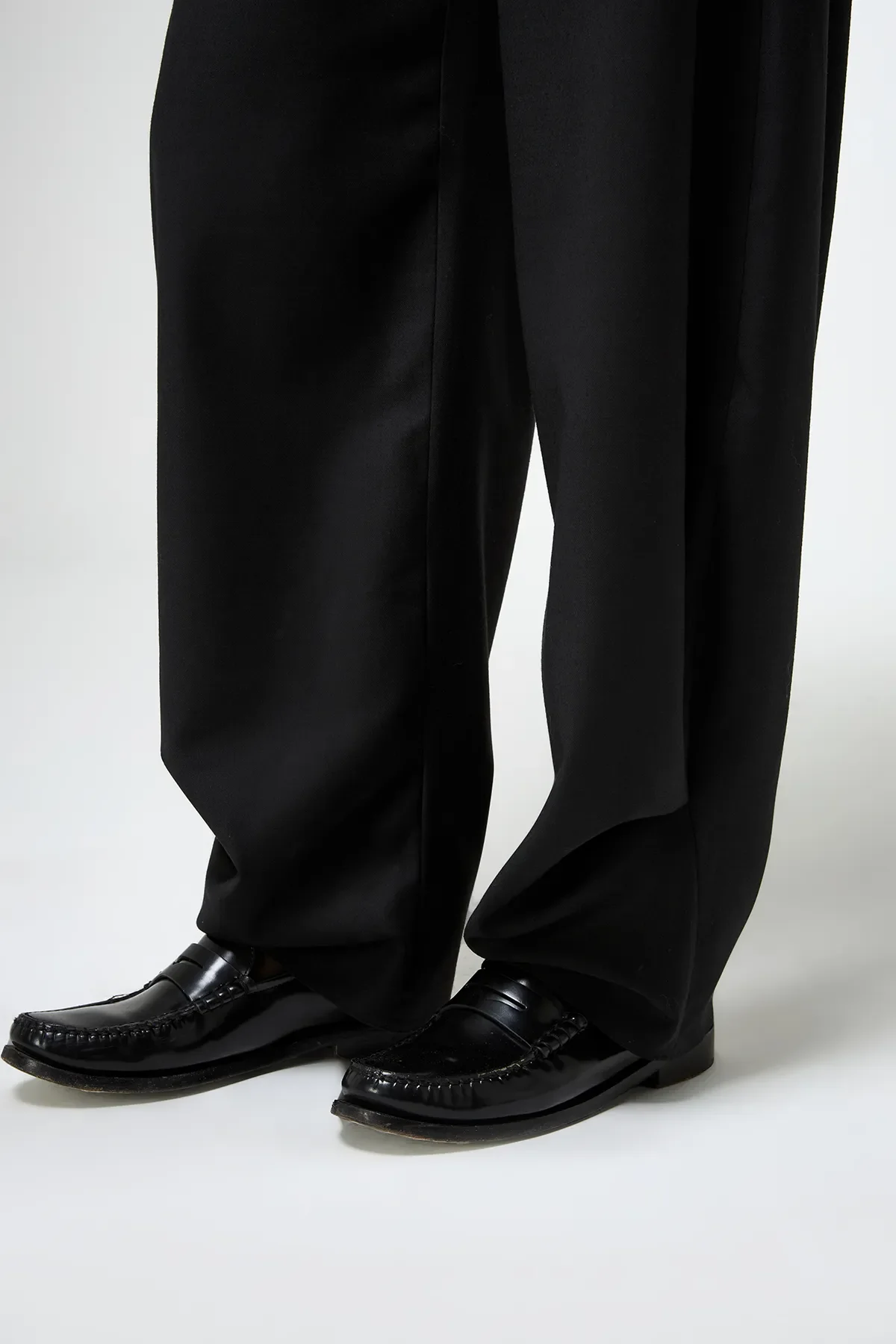 Tasha - Black Wool Pants - Image 3