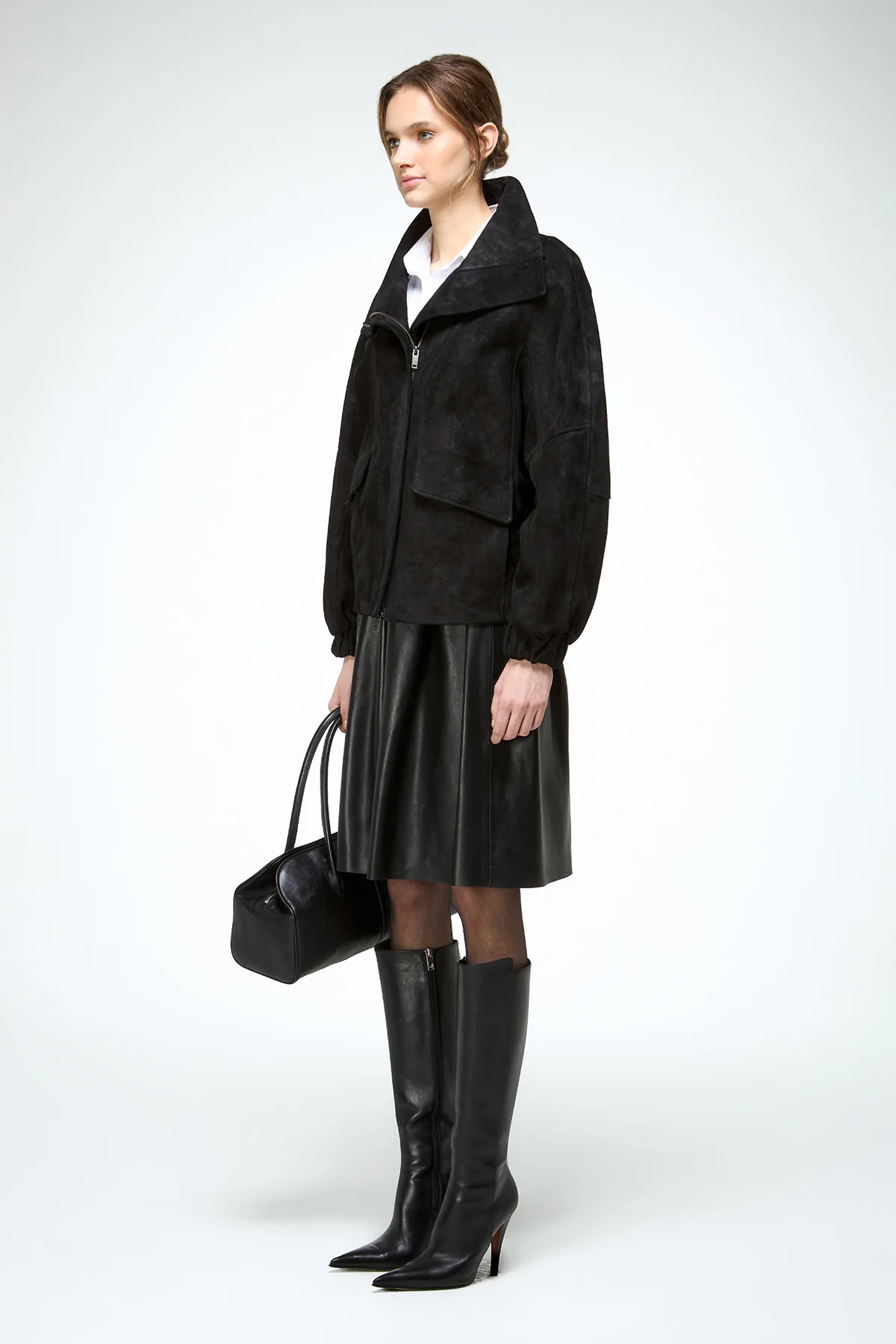 Titiana - Veneto Black Leather Jacket - Image 3