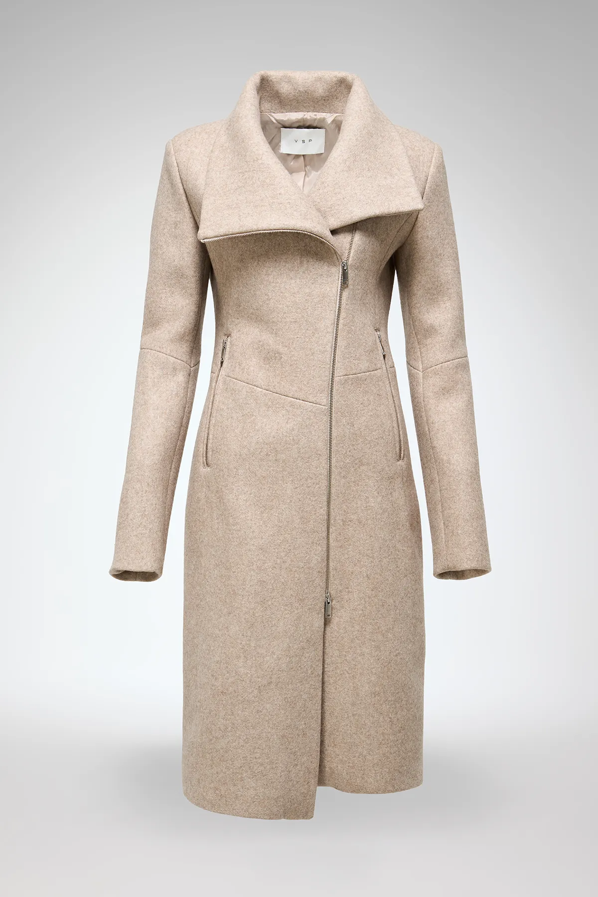Vilma - Latte Wool Coat - Image 6
