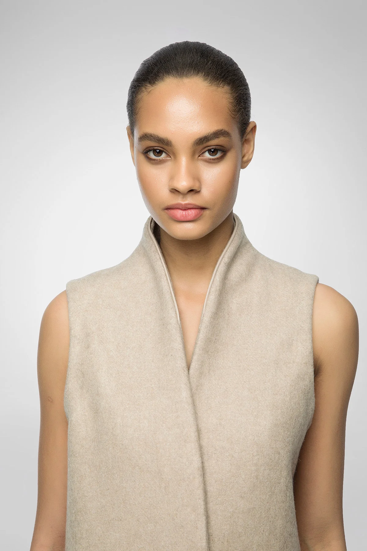 Muller - Latte Wool Vest - Image 3